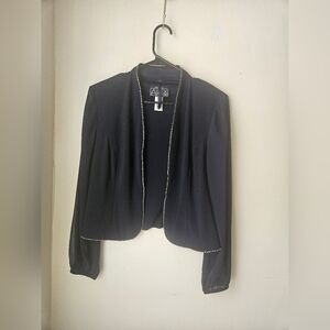 Alex Evenings -Women's 10P  CroppedCardigan 1PC  Shoulder Pad.